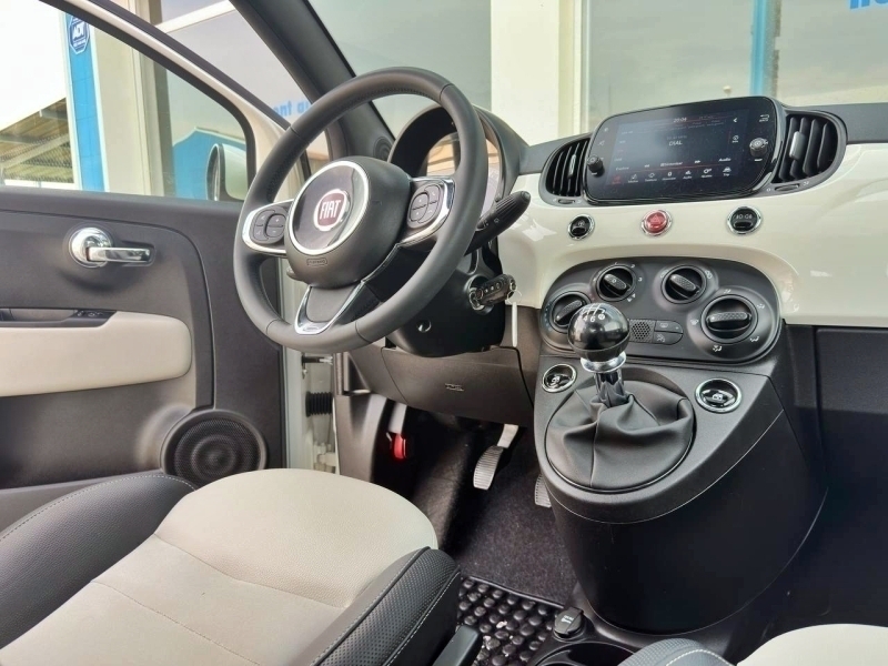 Fiat 500 Hybrid 70cv Blanco